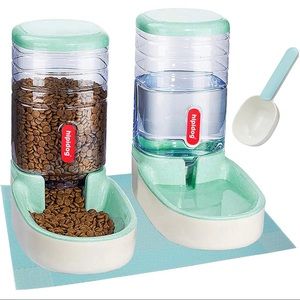 *NEW* Dogs Cats Automatic Feeder, Water Dispenser and Food Bowl Set, 3.8L